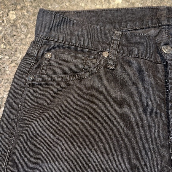 NWT 7 For All Mankind Black Corduroy Standard Jeans - Picture 5 of 14